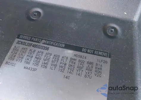 2008 Chevrolet Equinox Lt from USA, damaged, VIN 2CNDL33F486020356